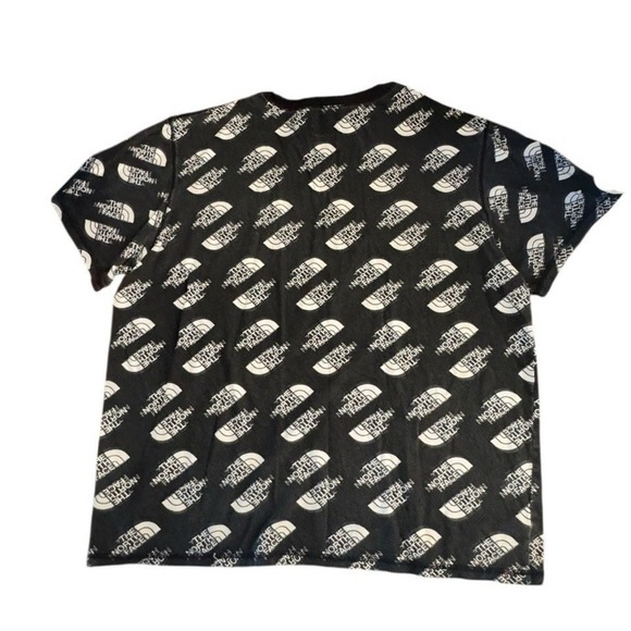 THE NORTH FACE Men's All Over Print Logo Pocket T-Shirt Black Size XL - Picture 5 of 6